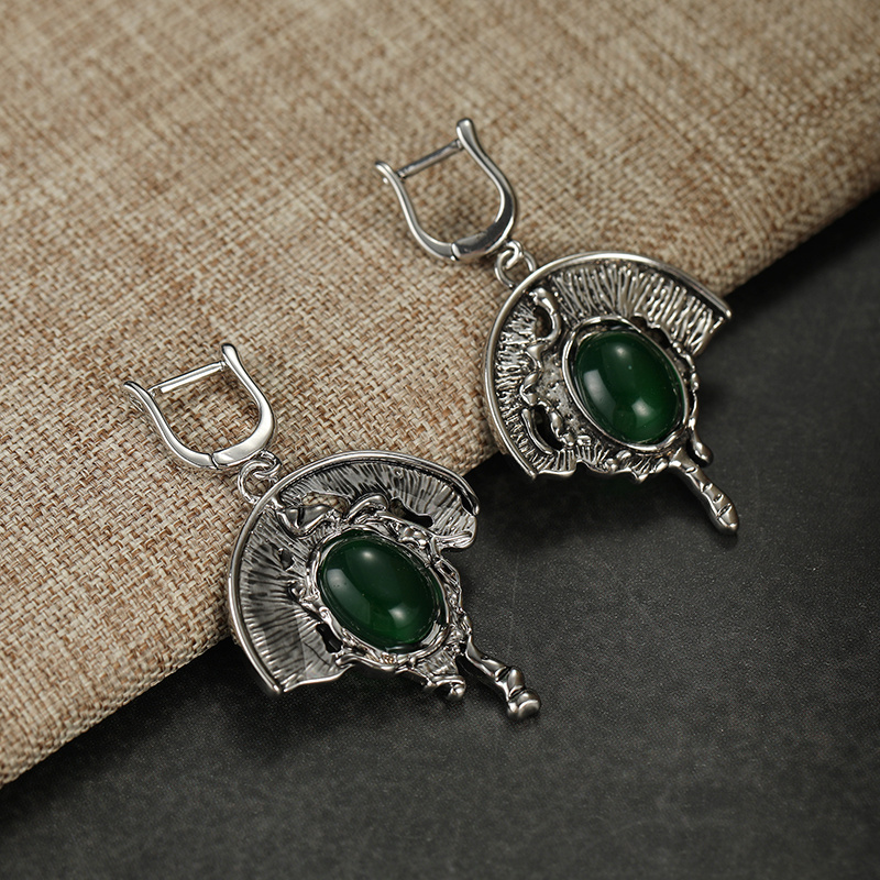 Bohemian Style Fan-Shaped Earrings